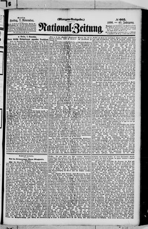 National-Zeitung on Nov 7, 1890