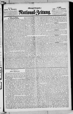 National-Zeitung vom 14.11.1890