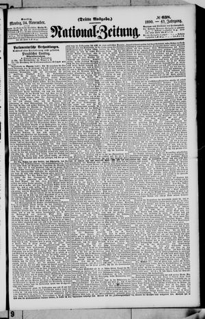 National-Zeitung vom 24.11.1890