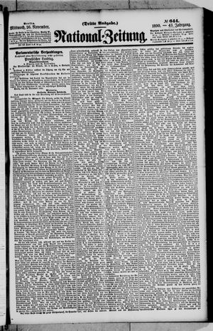 National-Zeitung vom 26.11.1890