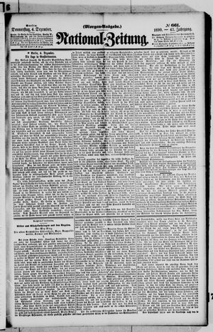 National-Zeitung vom 04.12.1890