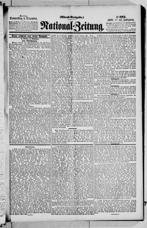 National-Zeitung vom 04.12.1890