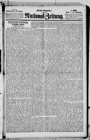 National-Zeitung vom 06.12.1890