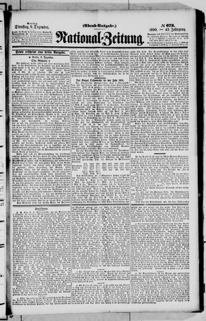 National-Zeitung vom 09.12.1890