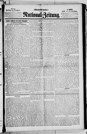 National-Zeitung vom 12.12.1890