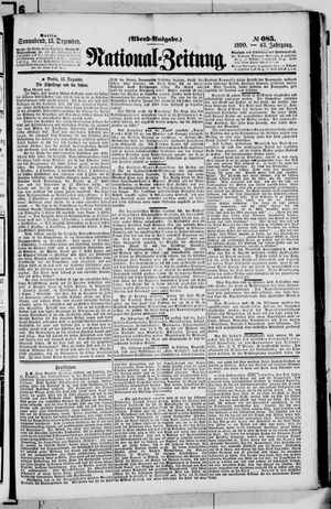 National-Zeitung vom 13.12.1890