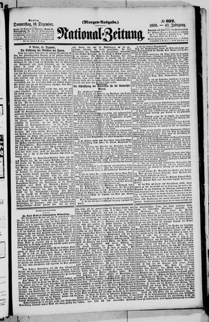 National-Zeitung vom 18.12.1890