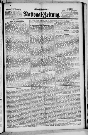 National-Zeitung vom 22.12.1890