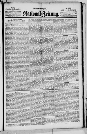 National-Zeitung vom 23.12.1890