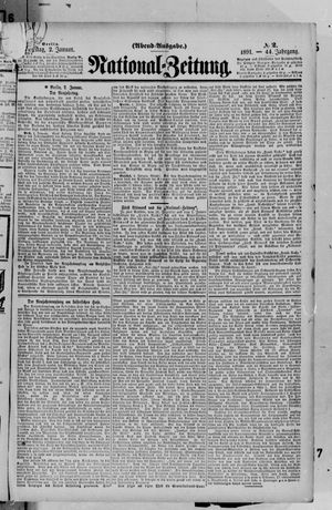 Nationalzeitung vom 02.01.1891