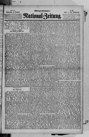 Nationalzeitung vom 04.01.1891