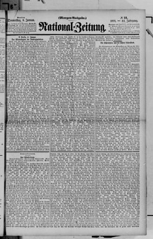 Nationalzeitung vom 08.01.1891
