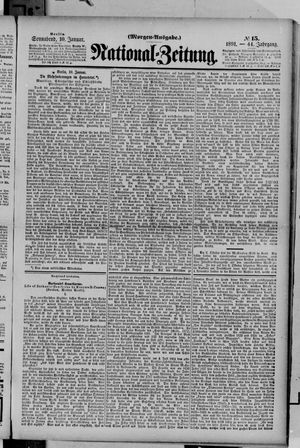 Nationalzeitung vom 10.01.1891