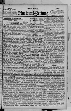 Nationalzeitung vom 17.01.1891