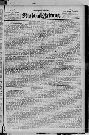 Nationalzeitung vom 23.01.1891