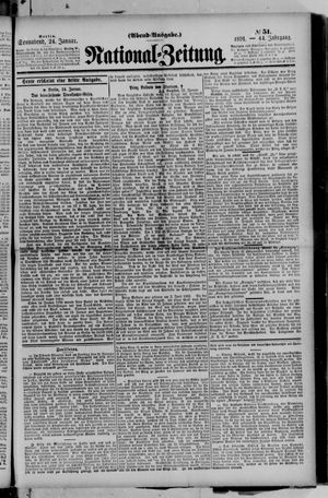 Nationalzeitung on Jan 24, 1891