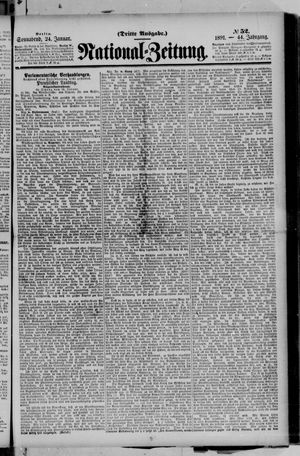 Nationalzeitung on Jan 24, 1891