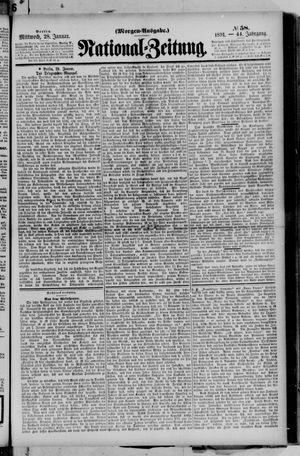 Nationalzeitung vom 28.01.1891