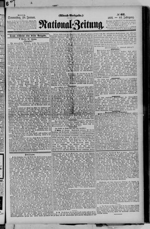 Nationalzeitung vom 29.01.1891