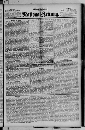 Nationalzeitung on Jan 31, 1891