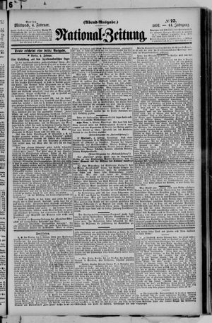 Nationalzeitung on Feb 4, 1891