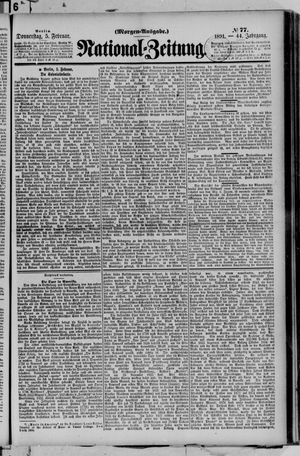Nationalzeitung on Feb 5, 1891
