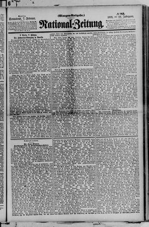 Nationalzeitung vom 07.02.1891