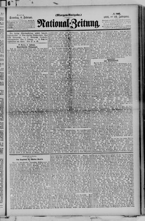 Nationalzeitung vom 08.02.1891