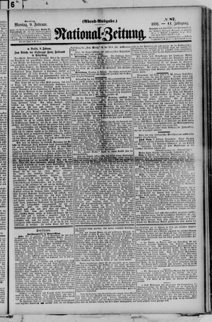 Nationalzeitung vom 09.02.1891