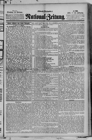 National-Zeitung vom 10.02.1891