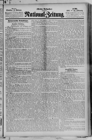 National-Zeitung vom 10.02.1891
