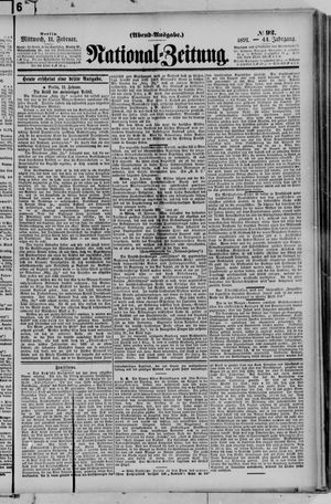 Nationalzeitung on Feb 11, 1891