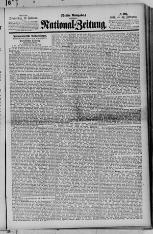 Nationalzeitung on Feb 12, 1891
