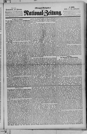 Nationalzeitung vom 14.02.1891