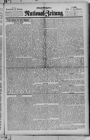 Nationalzeitung vom 14.02.1891
