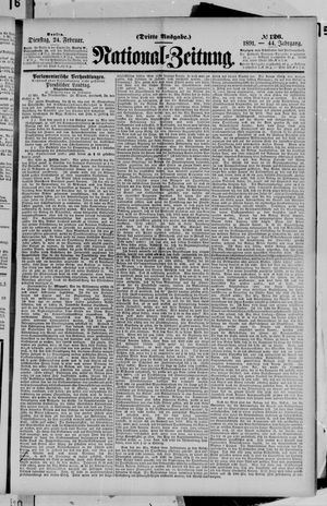 Nationalzeitung on Feb 24, 1891