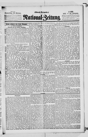 Nationalzeitung on Feb 26, 1891