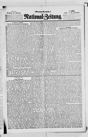 Nationalzeitung on Feb 27, 1891