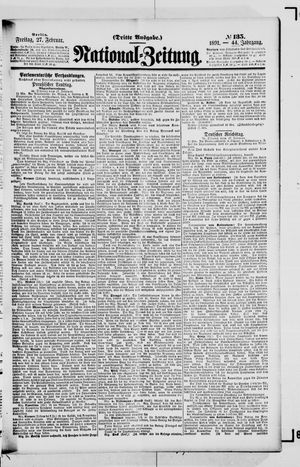 Nationalzeitung on Feb 27, 1891