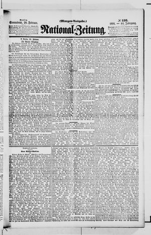 Nationalzeitung vom 28.02.1891