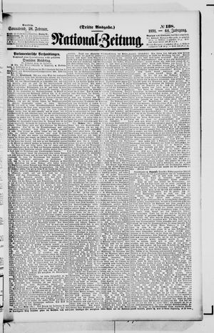 Nationalzeitung on Feb 28, 1891