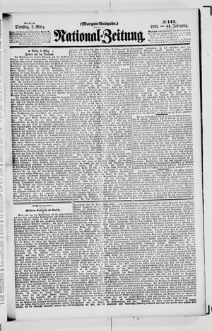 Nationalzeitung on Mar 3, 1891