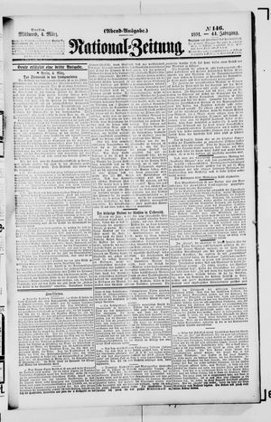 Nationalzeitung on Mar 4, 1891