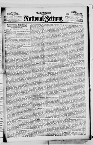 Nationalzeitung vom 06.03.1891