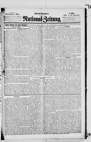 Nationalzeitung vom 07.03.1891