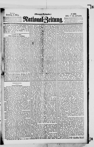 Nationalzeitung vom 08.03.1891