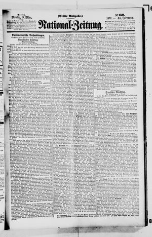 Nationalzeitung on Mar 9, 1891