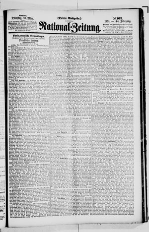 Nationalzeitung vom 10.03.1891