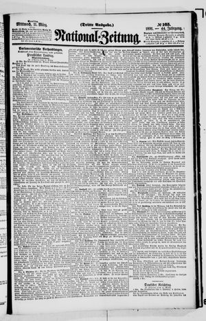 Nationalzeitung vom 11.03.1891