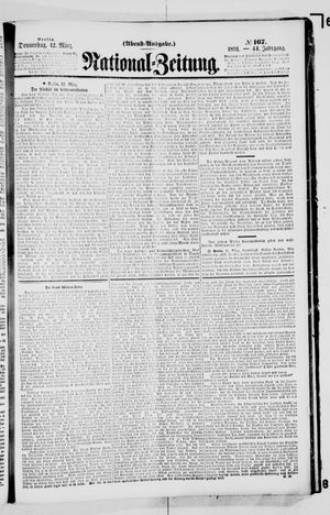 Nationalzeitung on Mar 12, 1891